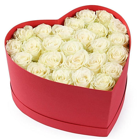 Magical White Heart Box