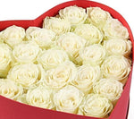Magical White Roses Box - Flowers Box London