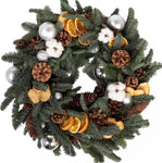 Merry Christmas Door Wreath - Flowers Box London