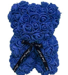 Mini Luxury Navy Blue Rose Teddy Bear