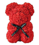 Mini Luxury Red Rose Teddy Bear - Flowers Box London