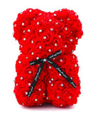 Mini Luxury Red with Diamonds Rose Teddy Bear
