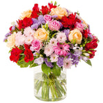 Monthly Colorful Seasonal Flowers Subscription