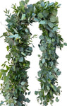 Natural Fresh Ruscus and Populus Foliage Garland