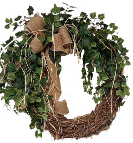 Natural Vine Holiday Wreath