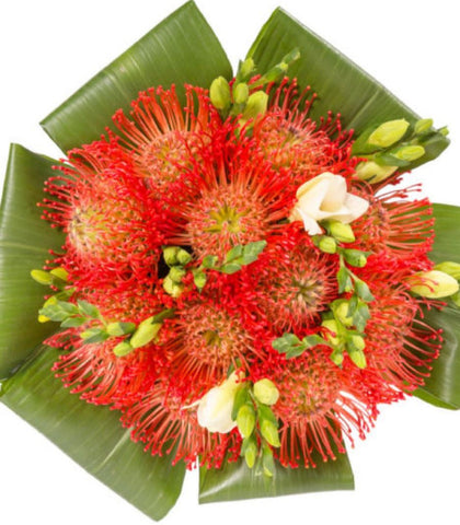 Orange Bright Exotic Bouquet - Flowers Box London