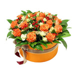 Orange Joy Hat Box