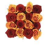 Orange & Red Roses Signature Box