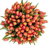 Orange Tulips Bouquet - Flowers Box London