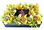 Orchid Flowers Elegance and Japanese Drop Gift Box