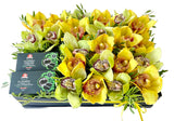 Orchid Flowers Elegance and Japanese Drop Gift Box