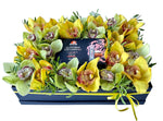 Orchid Flowers Elegance and Japanese Drop Gift Box