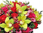 Orchids and Roses Hat Box