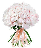 Pale Pink Peony Bouquet - Flowers Box London