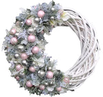 Pastel Bauble Merry Christmas Wreath