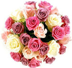 Pastel Pink Roses Bouquet