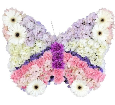 Pastel Shades Butterfly - Flowers Box London