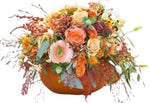 Peach and Pink Pumpkin Decor - Flowers Box London
