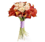 Peach Ring Bouquet - Flowers Box London