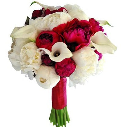Peonies and Calla Bridal Bouquet