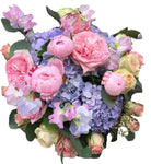 Peonies and Sweet Pea Bouquet