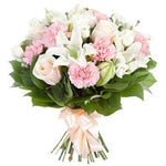 Pink And White Delightful Bouquet