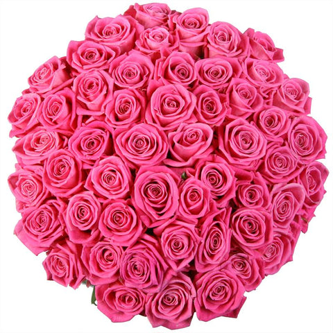 Pink Aqua Roses Bouquet - Flowers Box London