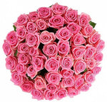 Pink Aqua Roses Bouquet - Flowers Box London