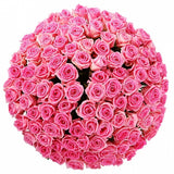Pink Aqua Roses Bouquet - Flowers Box London