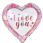 Pink Balloon I Love You Helium (18 inch) - Flowers Box London