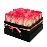 Pink Blush Roses Box - Flowers Box London