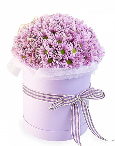 Pink Daisy Hat Box