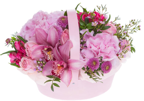 Pink Feelings in a Basket