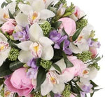 Pink Peonies and Orchids Bouquet