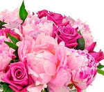 Pink Peony and Roses Hat Box