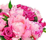 Pink Peony and Roses Hat Box