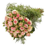 Pink Rosiness Bouquet - Flowers Box London