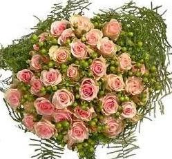 Pink Rosiness Bouquet - Flowers Box London