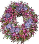 Pink Tone Autumn Wreath - Flowers Box London