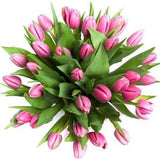 Pink Tulips Bouquet - Flowers Box London