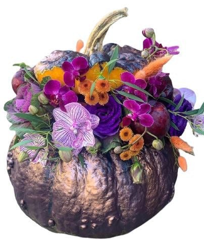 Plum Rose Gold Pumpkin - Flowers Box London