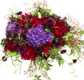 Poetic Garnet Bouquet