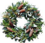 Populus Berry and Cones Christmas Wreath
