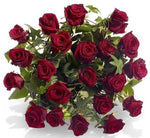 Premium Red Roses with English Ivy Bouquet