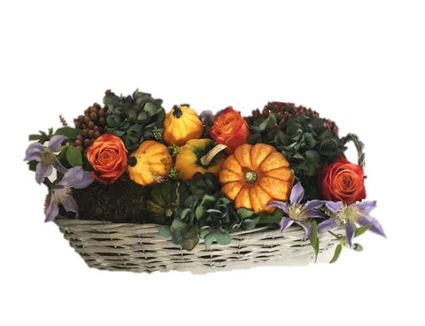 Pumpkin Basket Arrangement