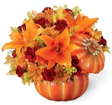 Pumpkin Patch Arrangement - Flowers Box London