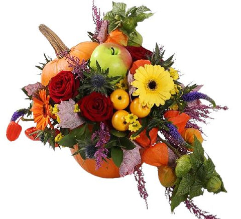 Pumpkin with Fruits Accent