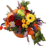 Pumpkin with Fruits Accent - Flowers Box London