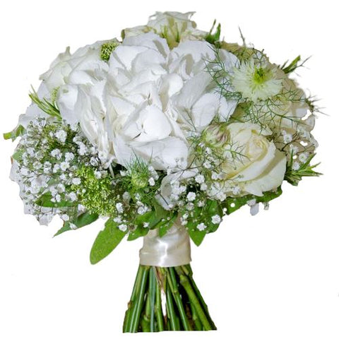 Pure White Bridal Bouquet