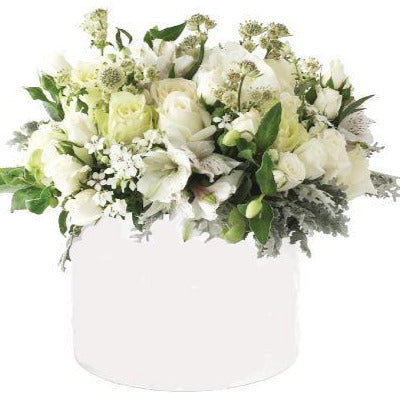 Pure White Luxury Hat Box